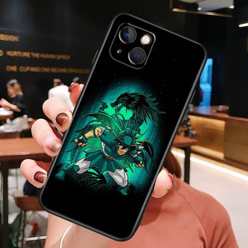 Saint Seiya Shiryu Telefoonhoesje Voor iPhone 16 Pro Max 15 14 13 11 12 Pro Max Plus 12 13 Mini XR 16e Funda Cover