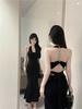 Spicy Girl Halter Bandage Backless Bodycon Fishtail Dress for Spring/Summer