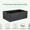 Rectangular Multi-Grid Felt Planter Bag for Vegetables and Flowers