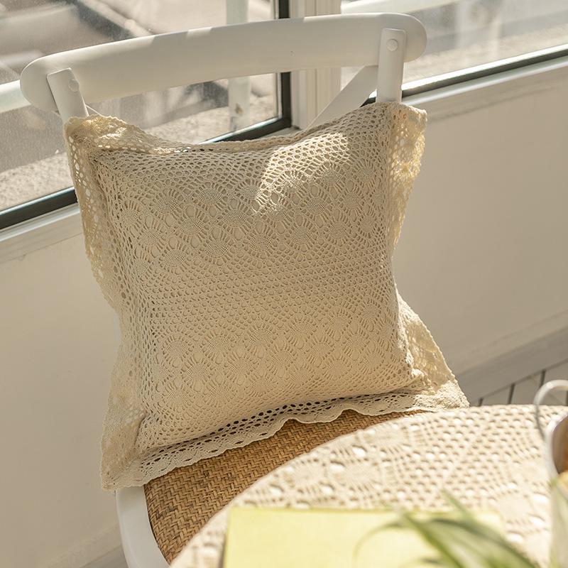 

Nordic Lace Hollow Woven Rectangular Tablecloth 45*45cm