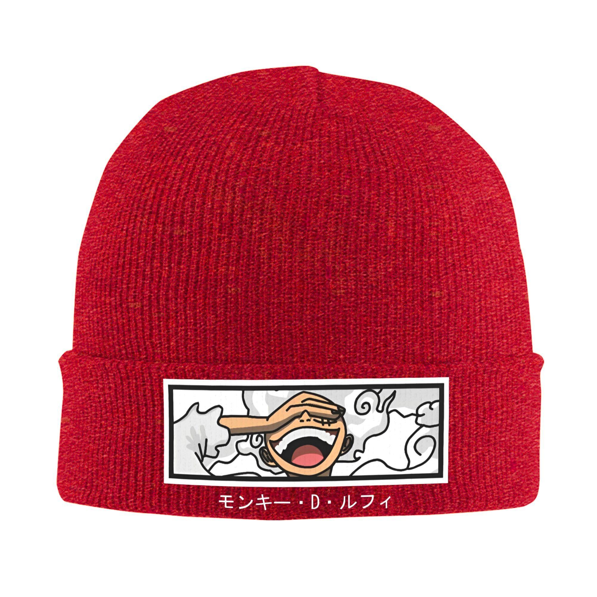

Women Unisex Rib Knit Cuffed Beanie one piece anime Unisexga luffy Merch Warm Knitting Skull Cap Bonnet Knit Hat One Size