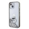 Karl Lagerfeld Klhcp15Slkcnsk Iphone 15 / 14 / 13 6.1 Transparent Hardcase Liquid Glitter Choupette