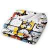 Die Cuphead Collage Plüschdecken Spiel Anime Lustige Überwurfdecken für Zuhause Hotel Sofa 200x150cm Steppdecke,
