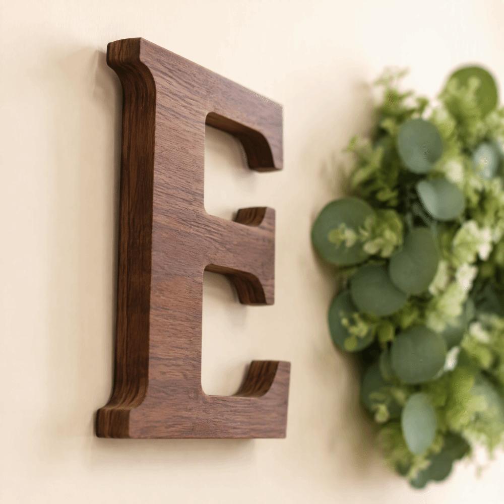 Wreath Accent Farmhouse Wall Decor Brown Wooden Letters Sign Rustic Wall Art Farmhouse Style