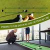 2 Bucăți Tije de Aliniere Golf Pliabile în 3 Secțiuni Indicator Direcție Ajutor Antrenament Swing Putting Aliniere Golf Tijă Aliniere Golf Accesorii Golf