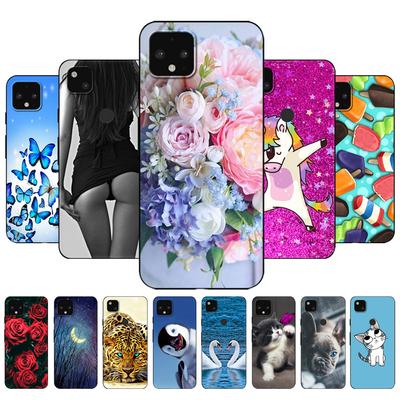 Pour Coque Google Pixel 4 Coque Arrière de Téléphone Pour Coque Google Pixel 4A 4G 5G Pour Coque Google Pixel 4 XL Pixel4 4 a 4XL coque tpu noire