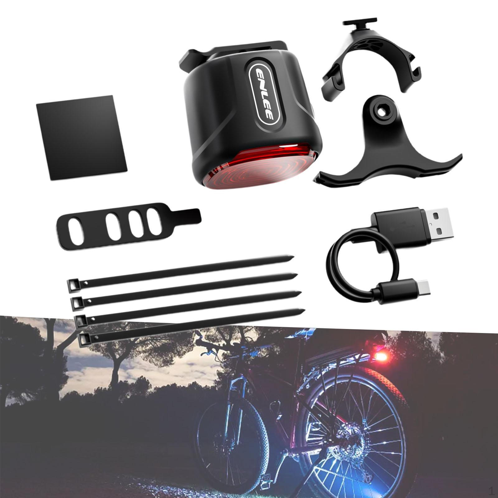 

Задний фонарь для велосипеда для взрослых, светодиодный фонарь для велосипеда, ночной предупреждающий фонарь no Brake Sensor