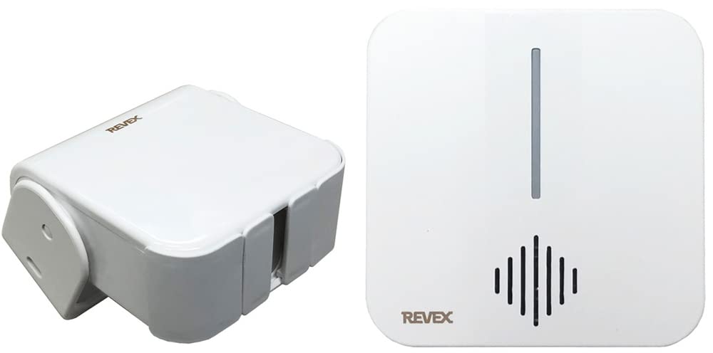 

Revex Wireless Chime Intercom Motion Sensor Chime Set LCW600 белый