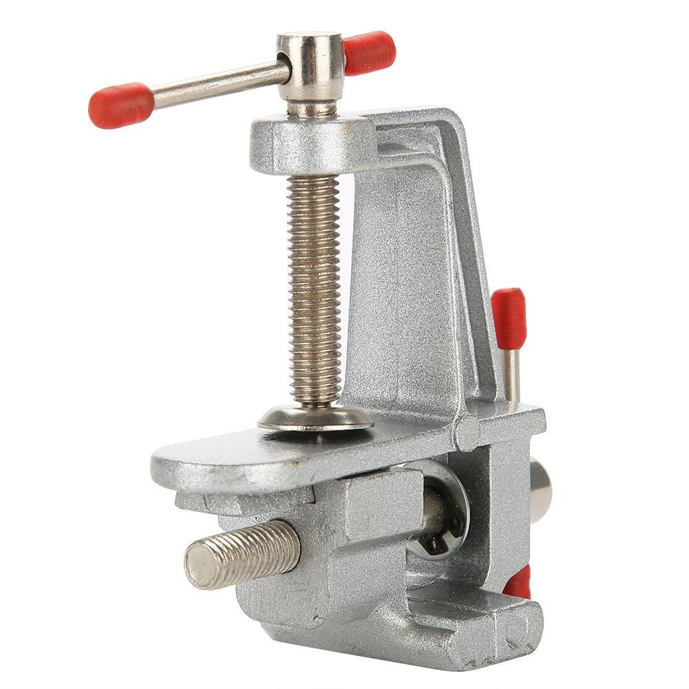 Bench Vise, Aluminum Alloy   Table Clamp Vice Small Table Clamp Jewelry Carving Tool Table Vise   Vise with   Jaw for Watch Sculpture