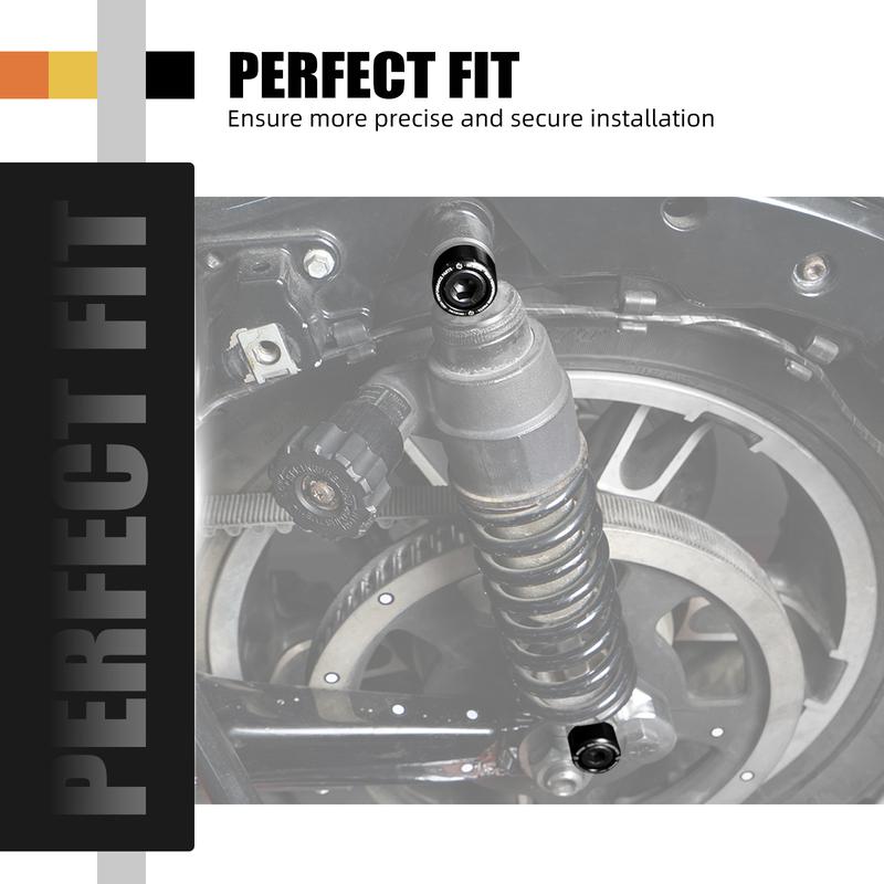 Carbon Steel Motorcycle Rear Shock Absorber Bolts for Harley Street Glide FLHX 2006-2017 2018 2019 2020 2021 2022 2023 2024
