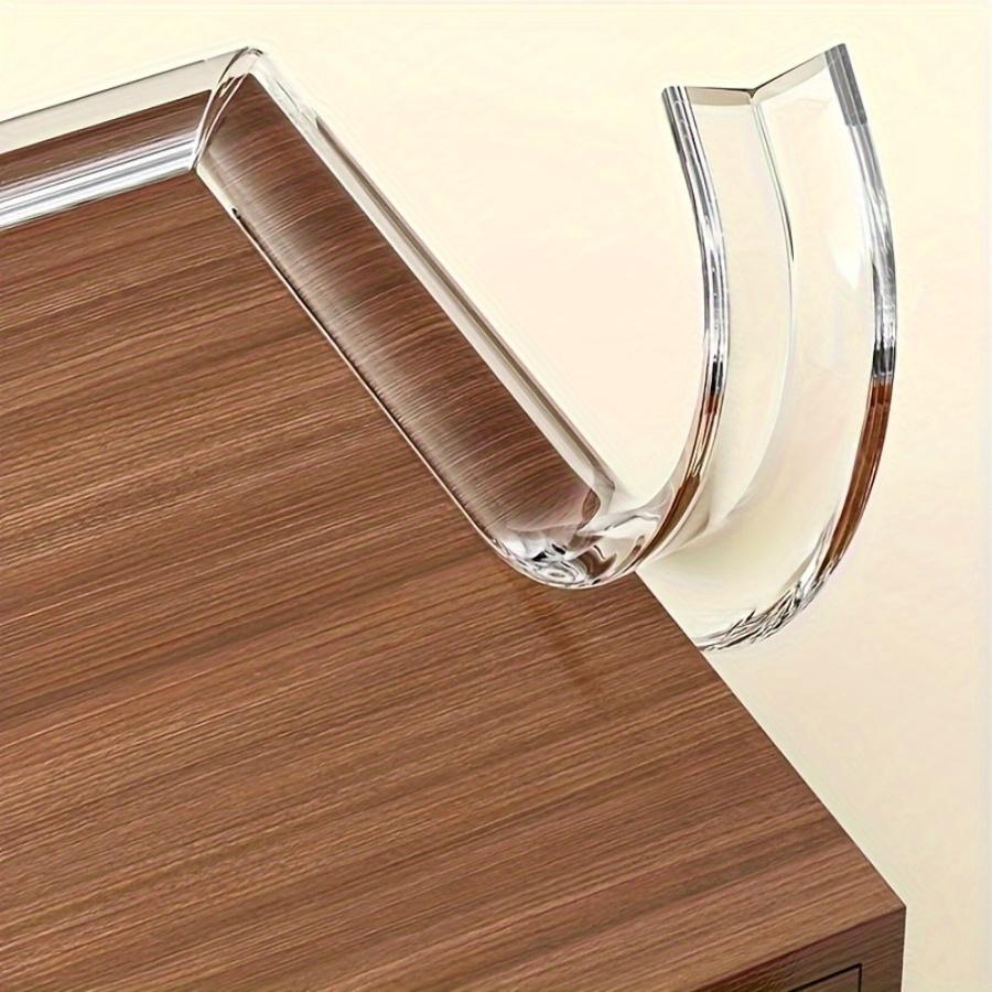 6.6ft Baby Safety Transparent PVC Protection Table Edge Guard Protector Strip Self Adhesive Kids Collision Proof Soft Bumper