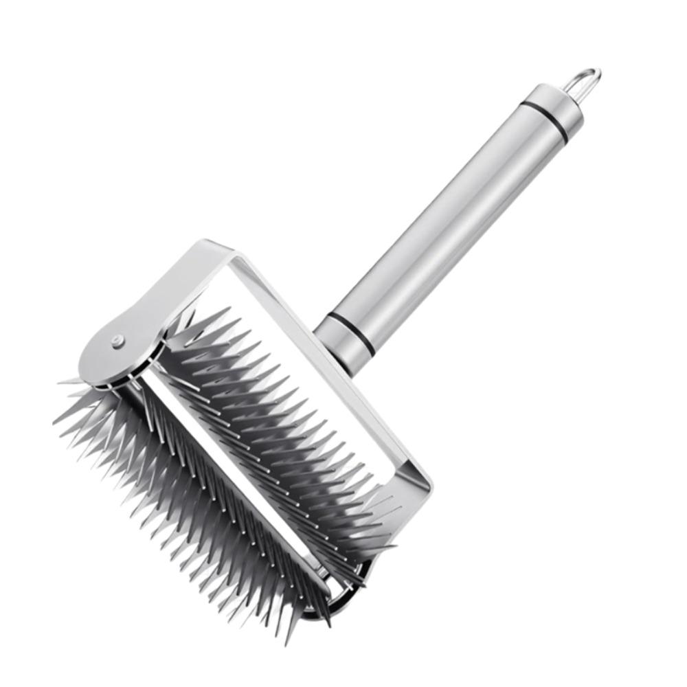 Stainless Steel Biscuits Needle Puncher Efficient Berry Crusher Pizza Roller Puncher  Dough SUS Handle