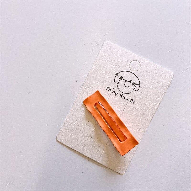 

Корейские заколки для волос ярких цветов, волнистые заколки с каплями воды, квадратные заколки для детей, заколки для волос, головные уборы с щелчком, аксессуары для волос