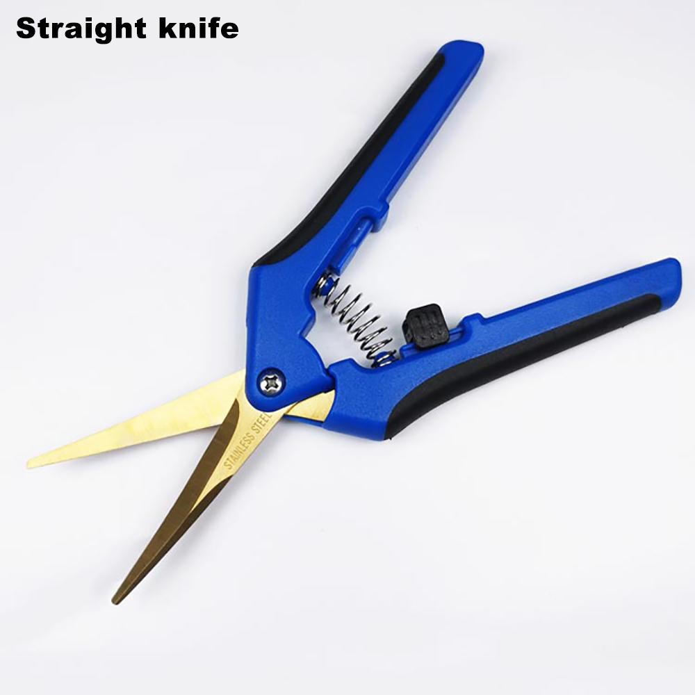 

Plant Trim Horticulture Hand Pruners With Titanium Coated Blades Secateur Shrub Home Garden Supplies Scissor Tool Pruning Shears