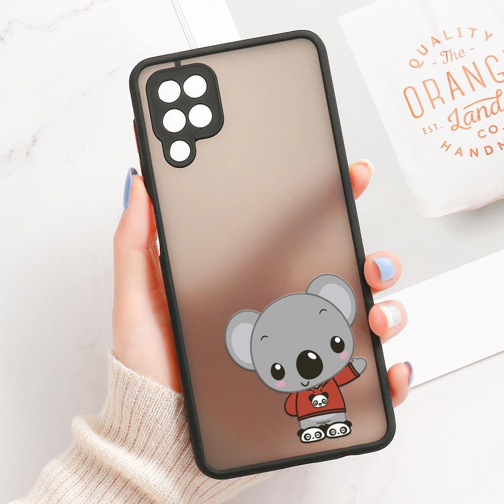 

Матовий чохол для Samsung Galaxy A02 A03 S A50 A70 A30 A40 A20 A7 M30S M21 M51 M32 Note 20 Чохол для телефону Милий Коала Мультяшний Ведмедик Samsung Note20 Ultra