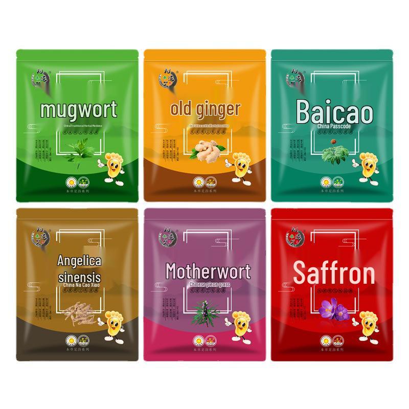 Mugwort Foot Soak Bag for Men & Women - Six Formulas Foot Bath Powder