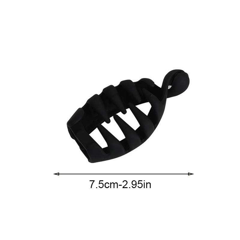 1pc Twist Banana Clip Vertical Clip Ponytail Hair Clip Hair Volume Girl Back of Head Top of Head Hair Tieip