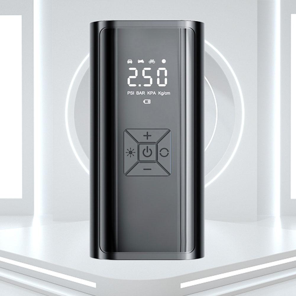 Digital Tire Pressure Gauge Intelligent Rechargeable Air Pump Wireless Air Compressor for Vehicle Motorcycle for Car Tyre Balls