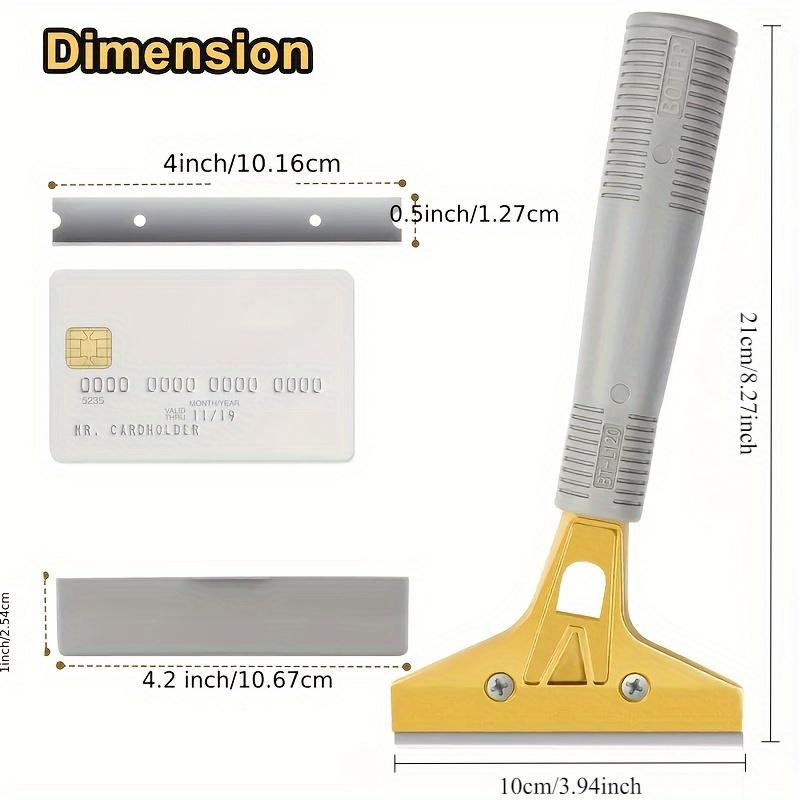 1 Scraper+10 Scraper, Multi-purpose Scraper, Can Be Used for Windows, Glass Tile Surfaces Stoves Paints Sealants, Markings, Etc.