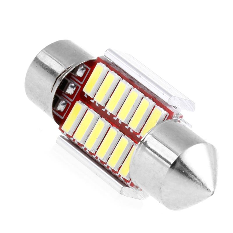 

1 шт. 31 мм 4014 12SMD C5W светодиодный Canbus гирлянда купольная лампа подсветка номерного знака автомобиля