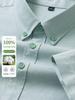 Men's Pure Cotton Oxford Short-Sleeve Button-Down Shirt - Summer 2026 New Style for Casual Business Wear