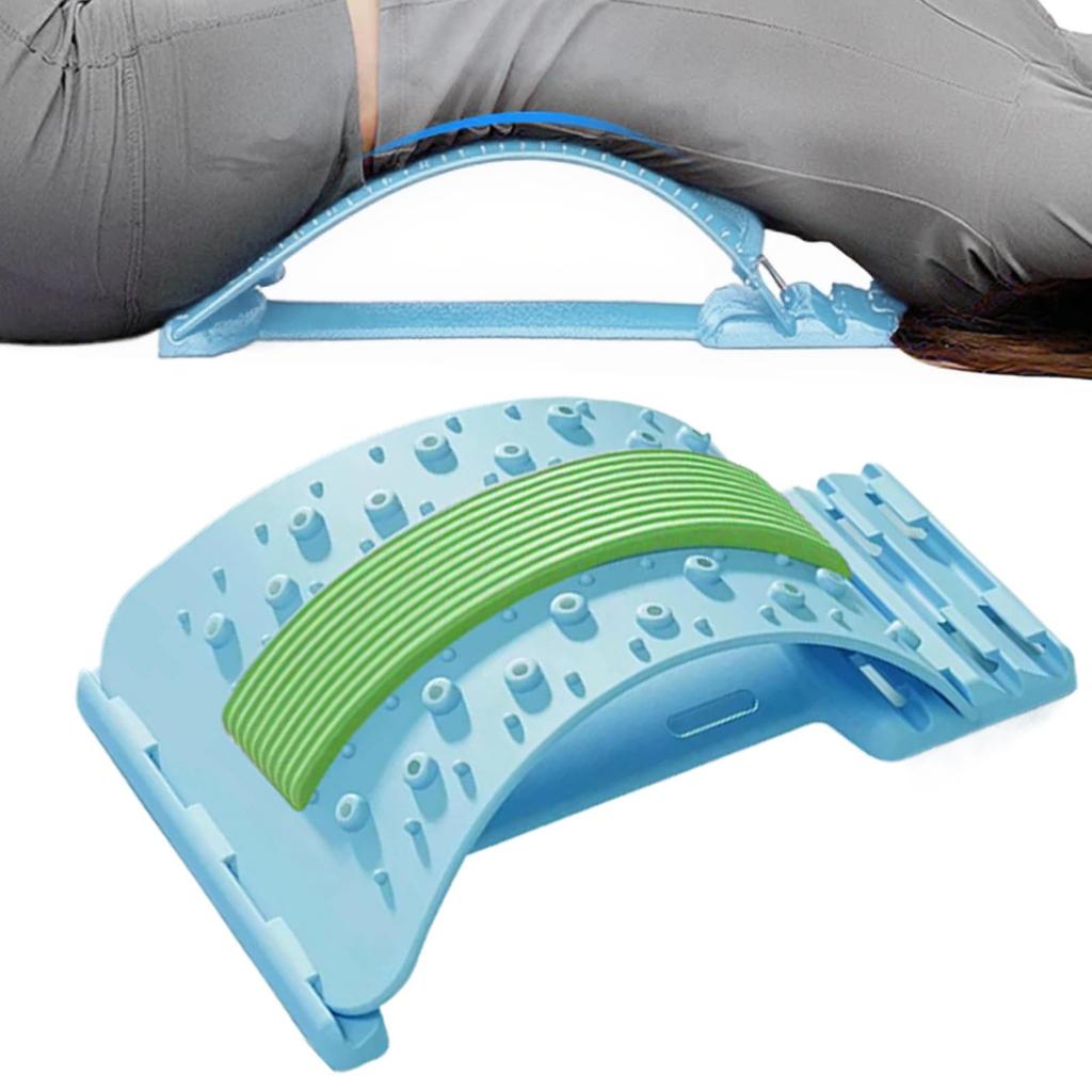 Lumbar Soothing Device, Lumbar Stretching Massager, Yoga Spine Correction Hump Back Exercise and Stretching Equipment