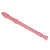 8 Hole Clarinet Flute with Cleaning Rod and Instruction for Children Kids Beginner (Pink)