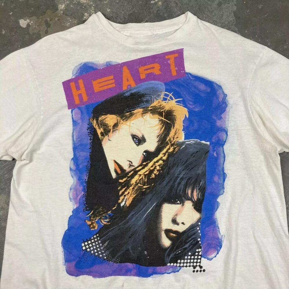 Heart band Tour Gift For Fan White cotton  Full Size S-5XL Unisex T-Shirt XXXL