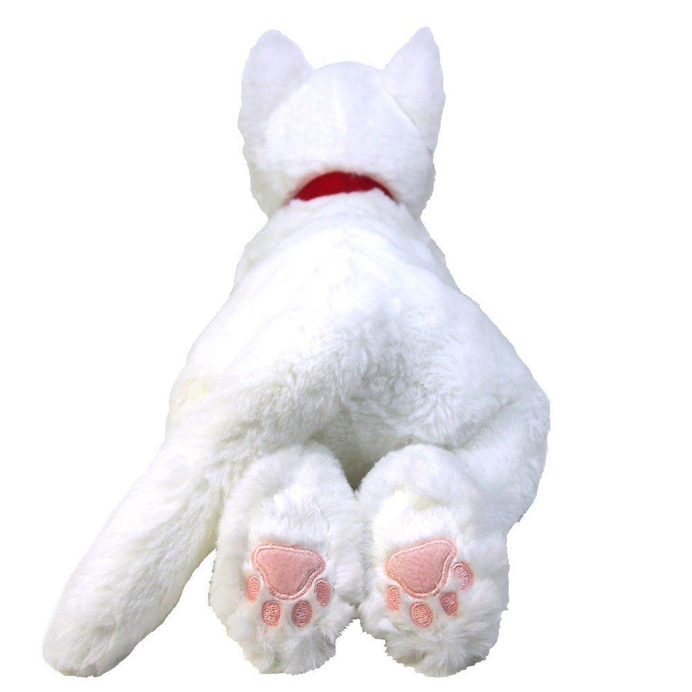 Sunlemon Knee Cat Odd Eye White M 17 X 18 X 47cm Stuffed Animal P-1832