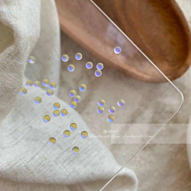 

Aonnail [Diamond] Nail Ornament Blue Tears Zircon Oval Jewelry Nail Rhinestone-Sticking Special Round blue tears [10] 3*3mm