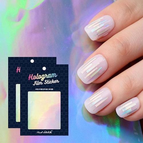 

Nail Sketch Adhesive Glass Film - Hologram (S5528101)