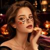 Temporary Tattoos for Adults Kids Halloween Tattoo Stickers, Face Decals Party Makeup, Stickers Waterproof Pumpkin Bat Bloodstain Art