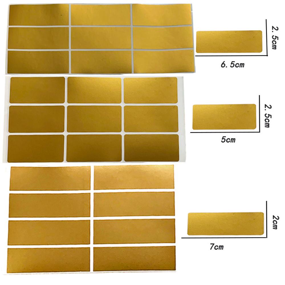 20 Blätter Rechteckig Gold/Silber Rubbelaufkleber Etiketten DIY Handgemacht Für Spiel Rubbelaufkleber Geheimer Code Abdeckaufkleber