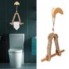 Toilet Paper Holder Innovative Hemp Rope Towel Roll Rack Stand Bathroom Accessory