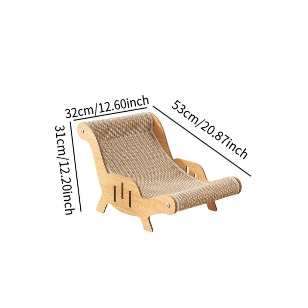 Sizalowe Krzesło dla Kota Drewniany Fotelik dla Kociaka Wielofunkcyjny Drapak dla Kota Meble dla Zwierząt Legowisko dla Szczeniąt Psów Małych Zwierząt