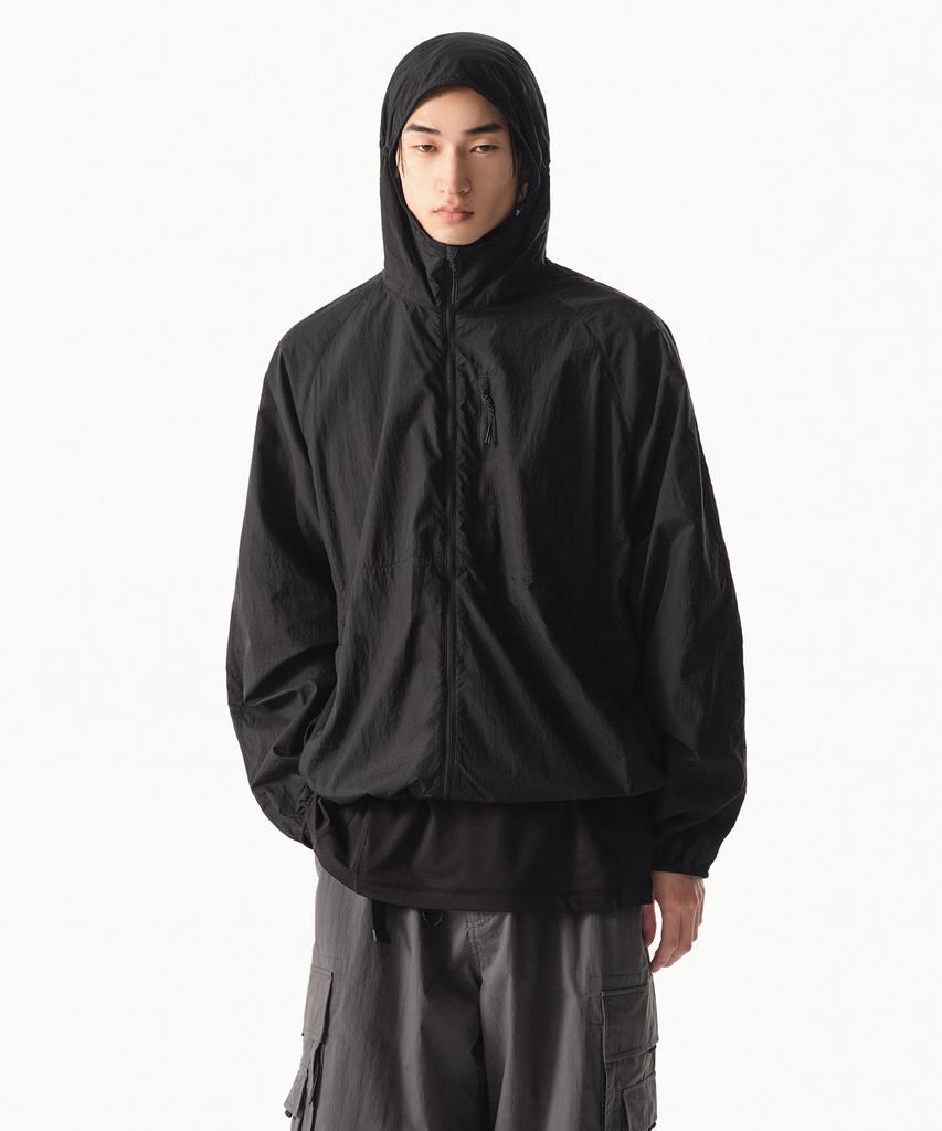 Musinsa Standard [City Leisure] Lightweight Packable Windbreaker Jacket 2 [Black]
