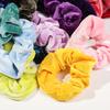 40 Pcs Multicolour Scrunchies for Women,Velvet Elastics Hair Ties Ponytail Holders for Thick Hair,No Damage Great Gift