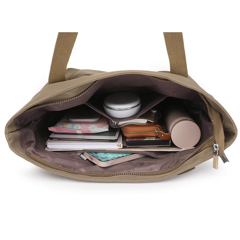 Duża pojemność nylonowa torba na ramię do pracy w podróży torba na zakupy damska torba