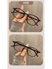 Trendy Unisex Myopia Glasses Frame with Fashionable Plano Lenses