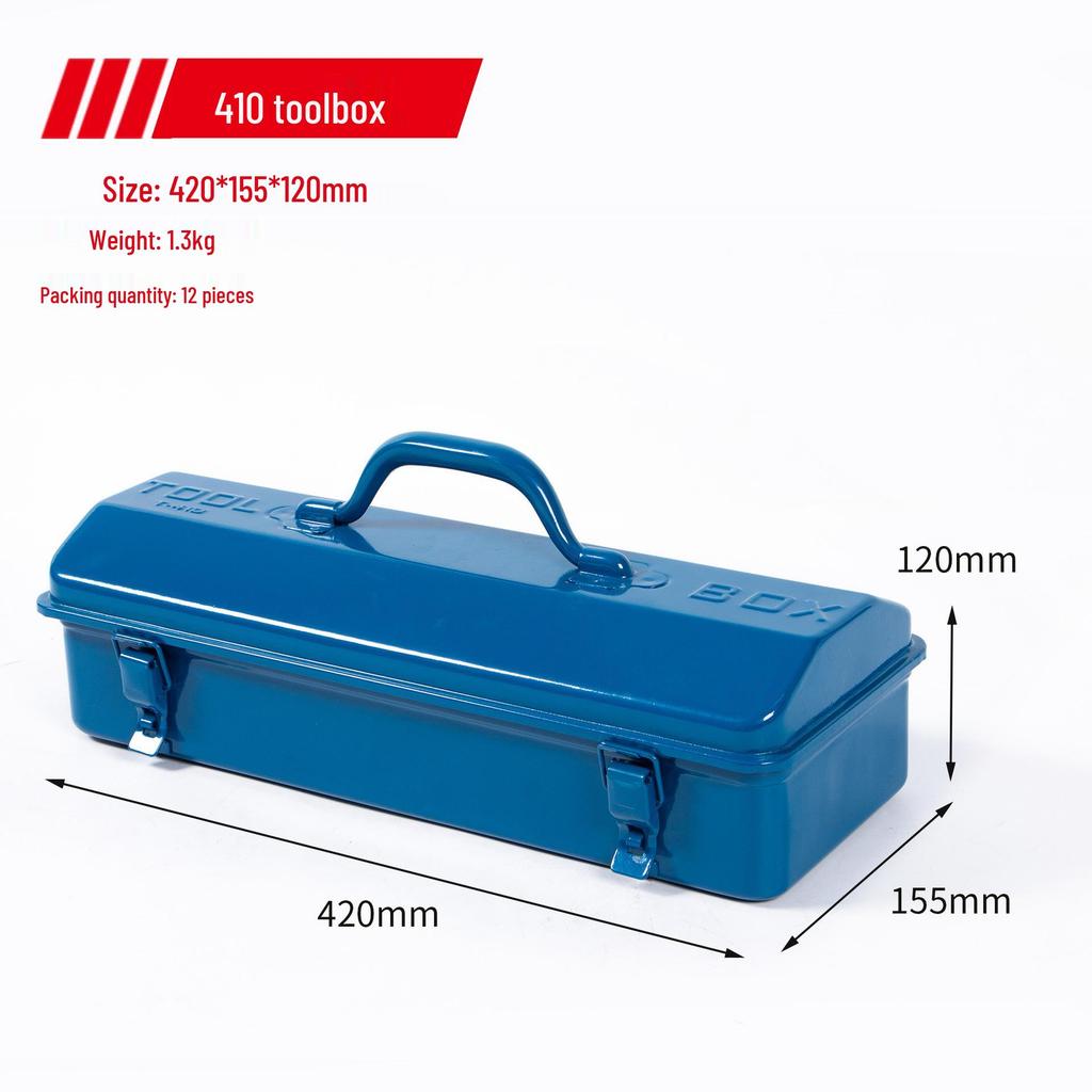 Industrial Grade Large Capacity Portable Toolbox with Multifunctional Storage for Automotive Repair
