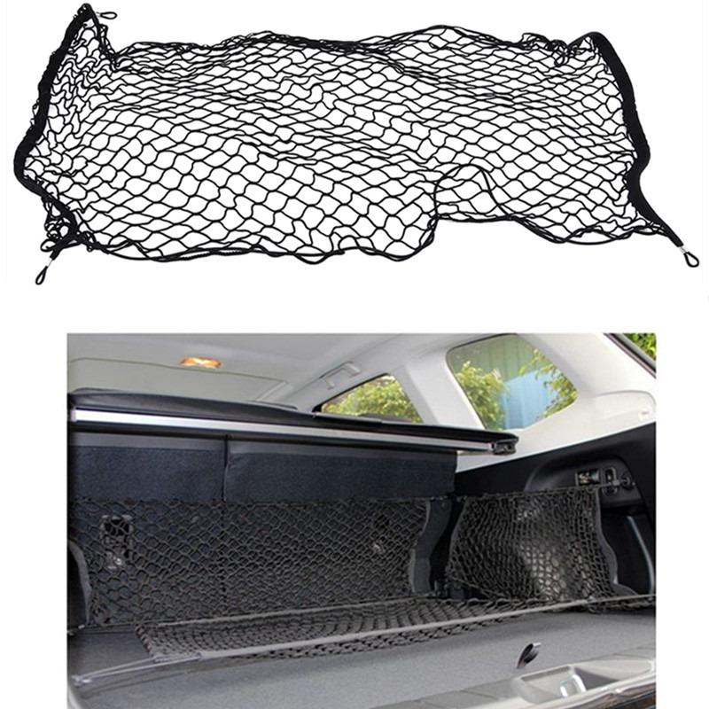 1 Layer Envelope Trunk Cargo Net For JEEP GRAND CHEROKEE Car Boot Trunk Net Mesh Elastic Rear Back Cargo Trunk Storage Organizer