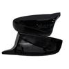 Excellent Facelifted Side Wing Modified for BMW X5 E70 X6 E71 2008-2013 Mirror Cover Caps Bright Black Carbon Fiber Pattern