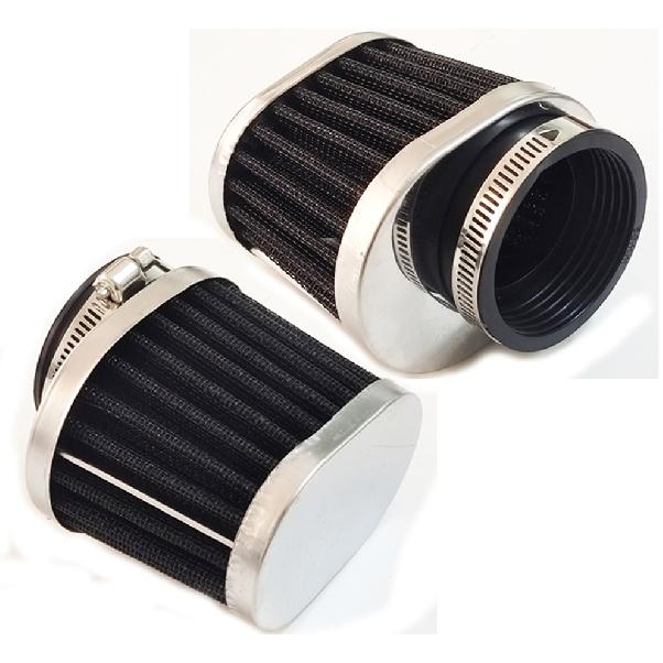3PCS Universal Tapered Pod Washable Air Cold Intake Filter Guard 50mm/2"Black US