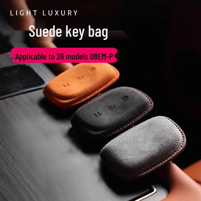 Lynk & Co 08 Key Cover Set: Protective Car Key Ring, Pouch, and Accessory.