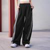 Adidas Dance Interlock Pant Three Stripe Loose Fit Banana Pants Twisted Drawstring Casual Pants Women pants KR7594