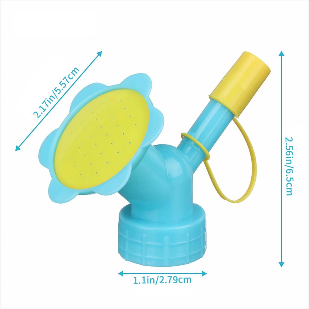 Dual Head Mini Watering Can Plastic Plant Bottle Watering Spout Small Watering Can for Indoor Plants Garden Accessories Sprinkle