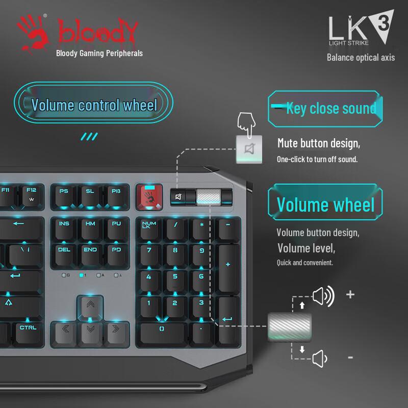 Bloody B980 Wired Mechanical Gaming Keyboard