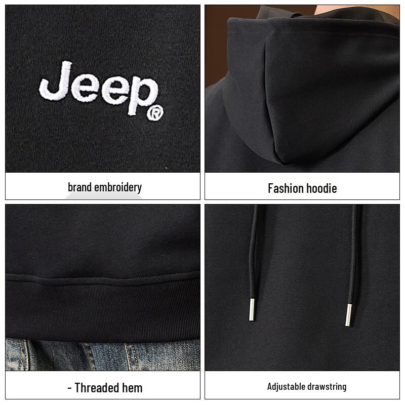 Jeep Men's Hooded Sweatshirt