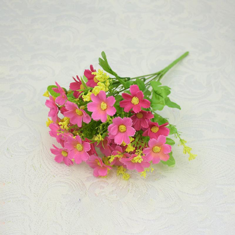 

28 Jump Orchid Simulation Flower Dancing Orchid Small Daisies Flower Home Decoration Living Room Display Silk Flowers