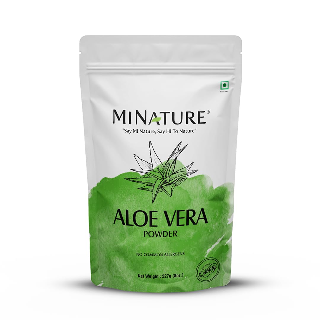 

Minature Aloevera Powder (Aloe Barbadenis) Nature Aloe Vera Powder Free From Chemical, 22gm 0.5lbs